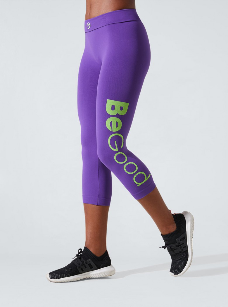Leggings Capri Superslim avec l'inscription BeGood