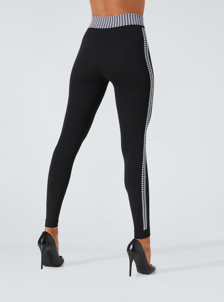 Super Slim Leggings mit Hahnentrittmuster Super Slim Leggings mit Hahnentrittmuster