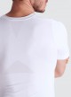 Camiseta Postural Blanca Hombre en Dermofibra® Cosmetics
