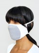 Carbon-Mask bianca, lavabile e Riutilizzabile, in Carbonio Filtrante, Antistatica, Antivirale, Antidroplet