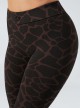 Leggings Animalier Jirafa hidratantes con efecto estilizante color negro-marrón
