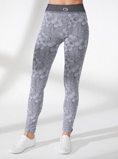 Legging Super Slim à Motif Floreal