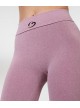 Flacher Bauch Legging Capri Melange