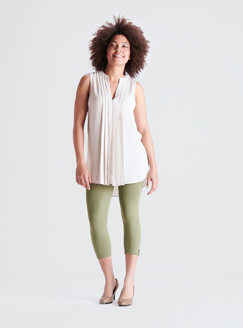 Legging Capri Snellente effetto opaco in Dermofibra® Cosmetics