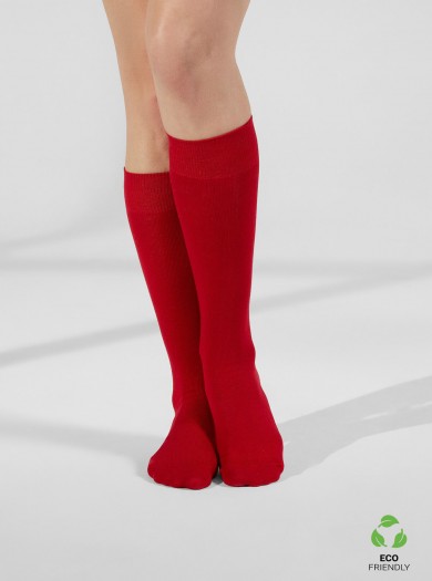 Nutritive Q10 Einfarbiges Socken Rot