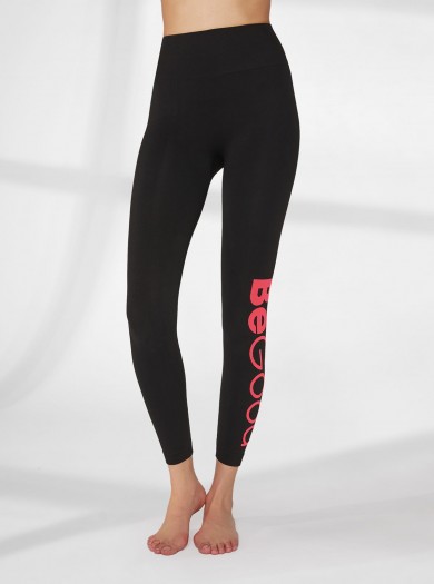 Set: Canotta Sport Vogatore + Legging Superslim con Scritta BeGood