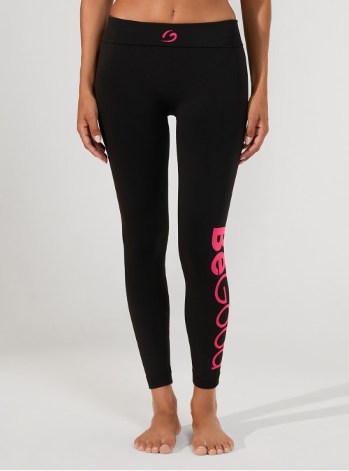 Legging Super Slim con la Inscripción BeGood