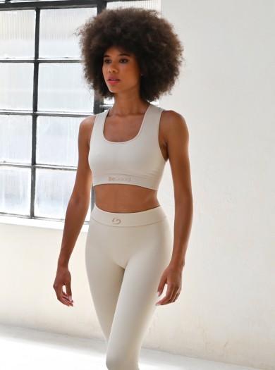 Legging Superslim Basiques Blanc crème