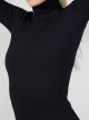 Women Slimming Ribbed Mock Turtleneck | BeGood.store