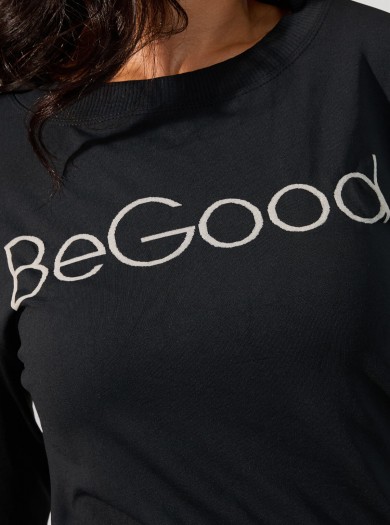Sweatshirt mit Rundhalsausschnitt mit eingestricktem...