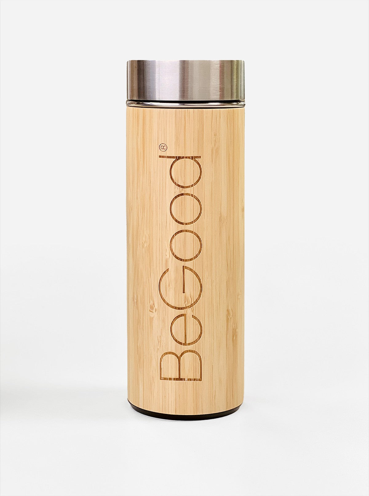 Botella Térmica de Bambú y Acero Inox