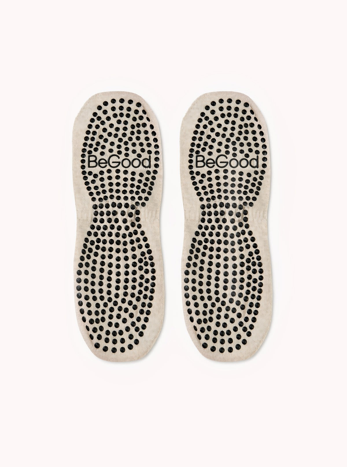 Anti-Rutsch-Socken für Yoga und Pilates mit Silberfaser Perlgrau
