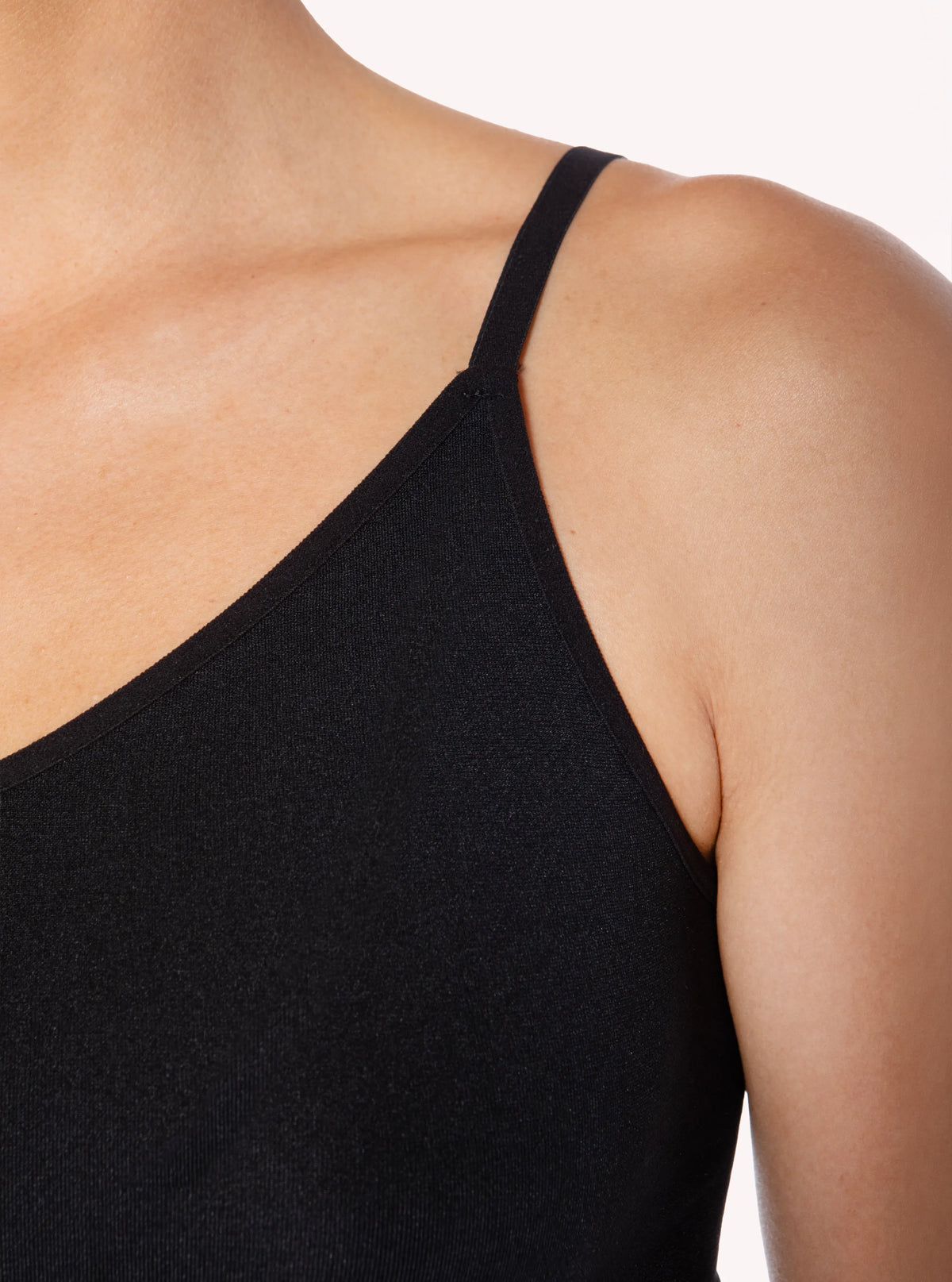 Black camisole with adjustable straps