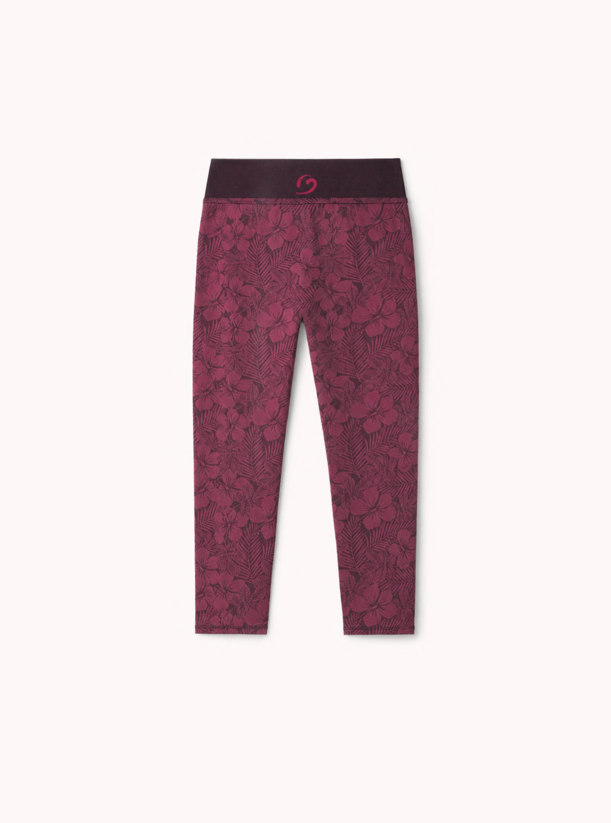 LEGGINGS CAPRI SUPERSLIM FIORATO FUCSIA