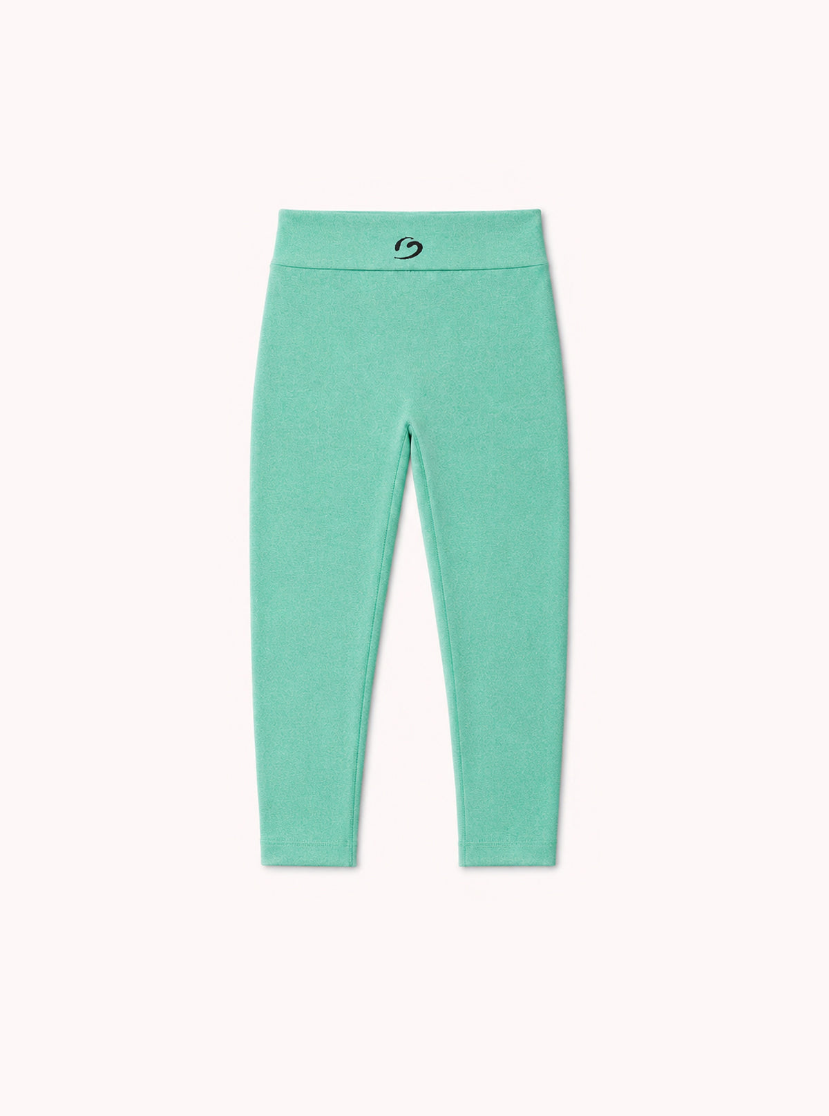 LEGGINGS CAPRI MELANGE PANCIA PIATTA VERDE