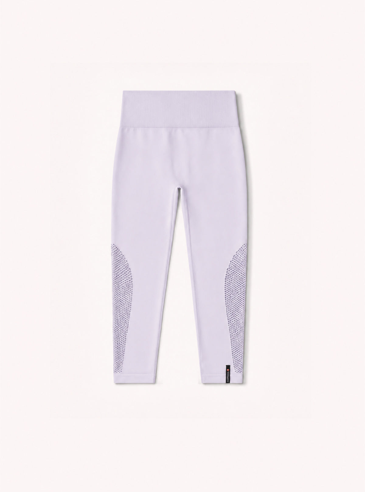 LEGGINGS CAPRI DONNA INSERTO TRAFORATO LILLA