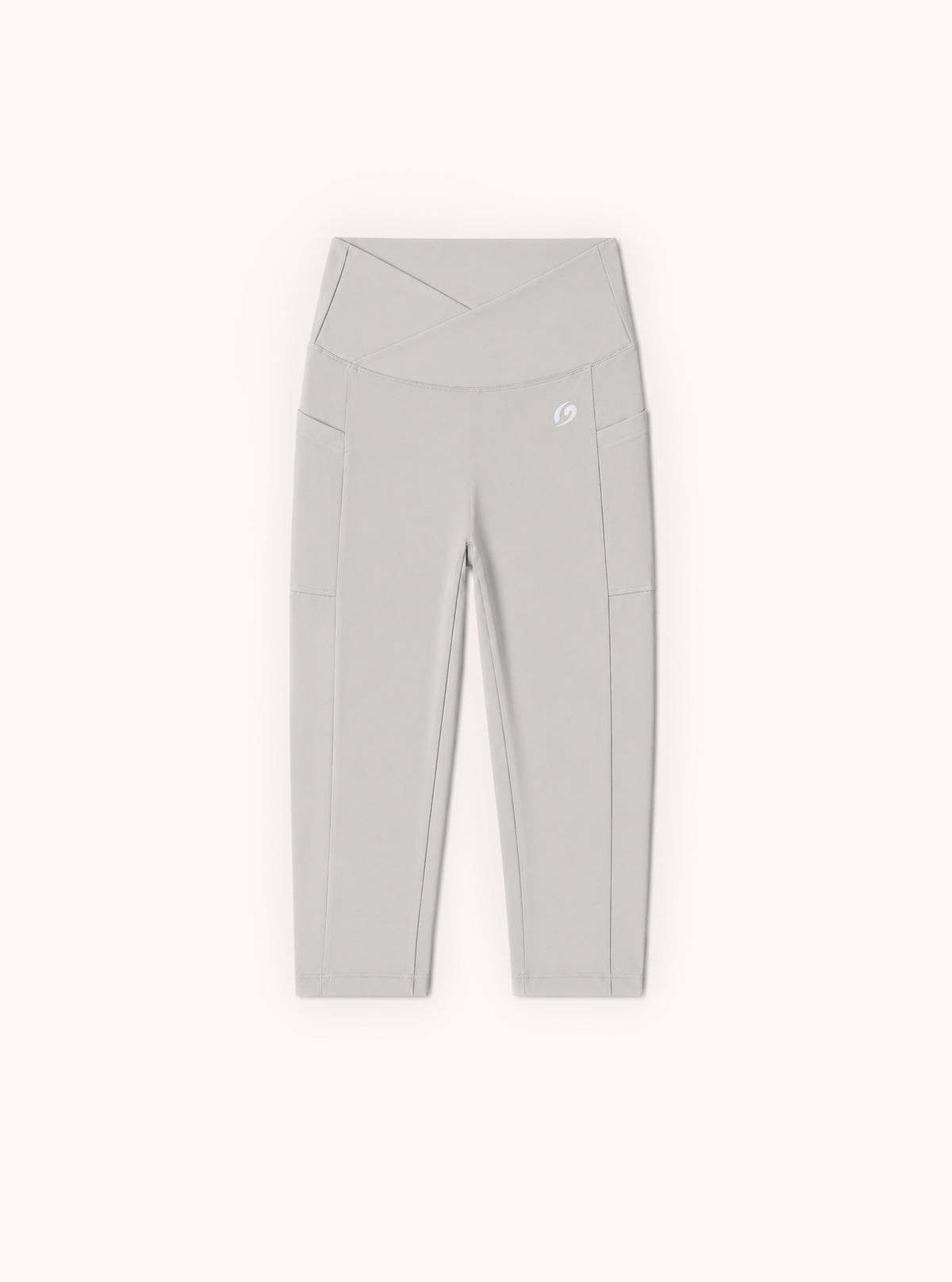 Leggings Capri con tasche Soft Sport Argento