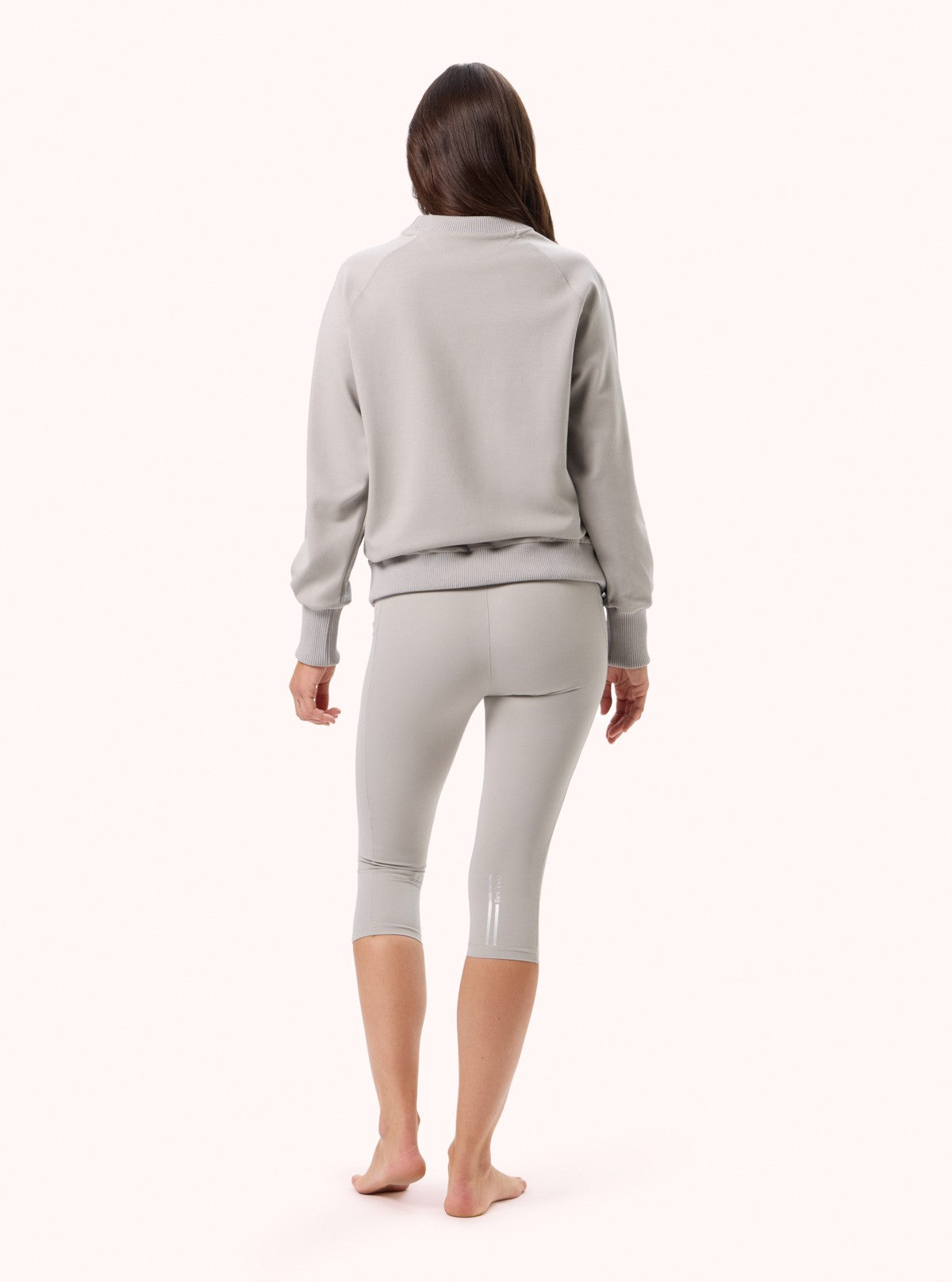 Leggings Capri con tasche Soft Sport Argento
