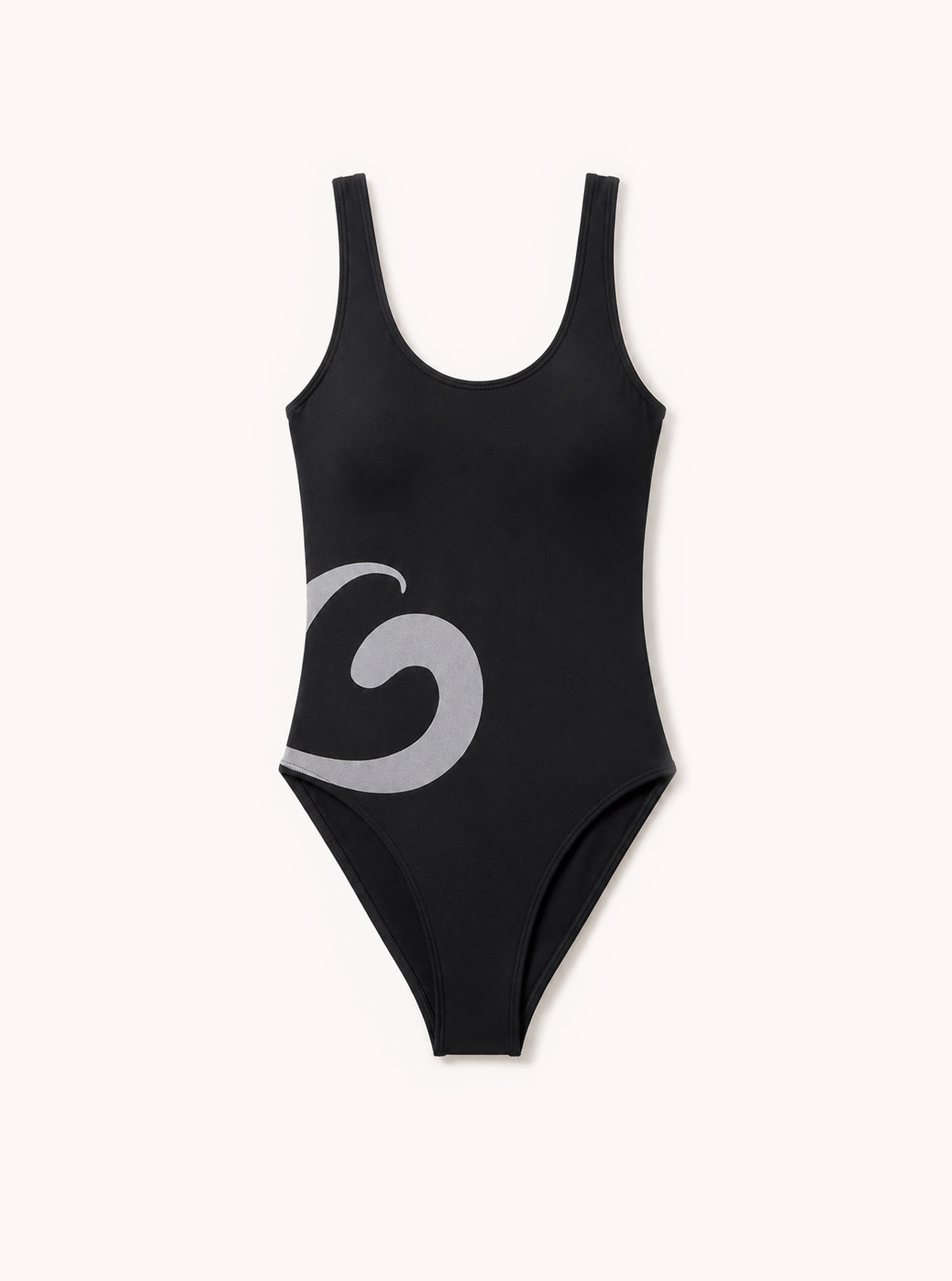 COSTUME SUPERSLIM INTERO NERO CON LOGO