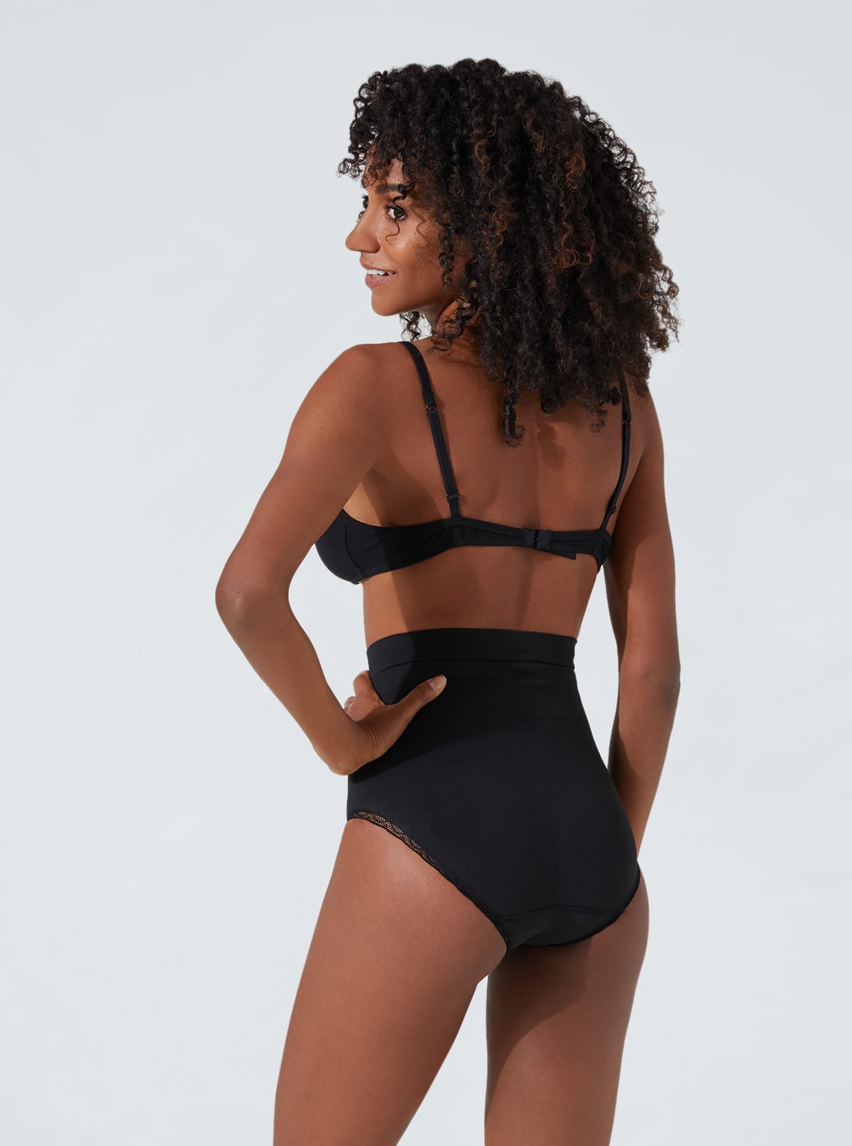 Shaping-Culotte Schwarz