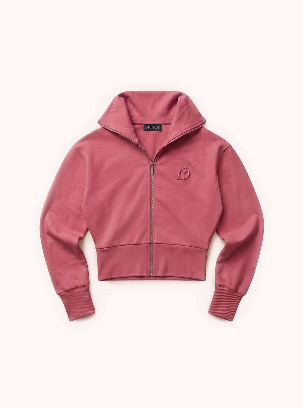 Urban Flow Mauve Zip-Up Hoodie