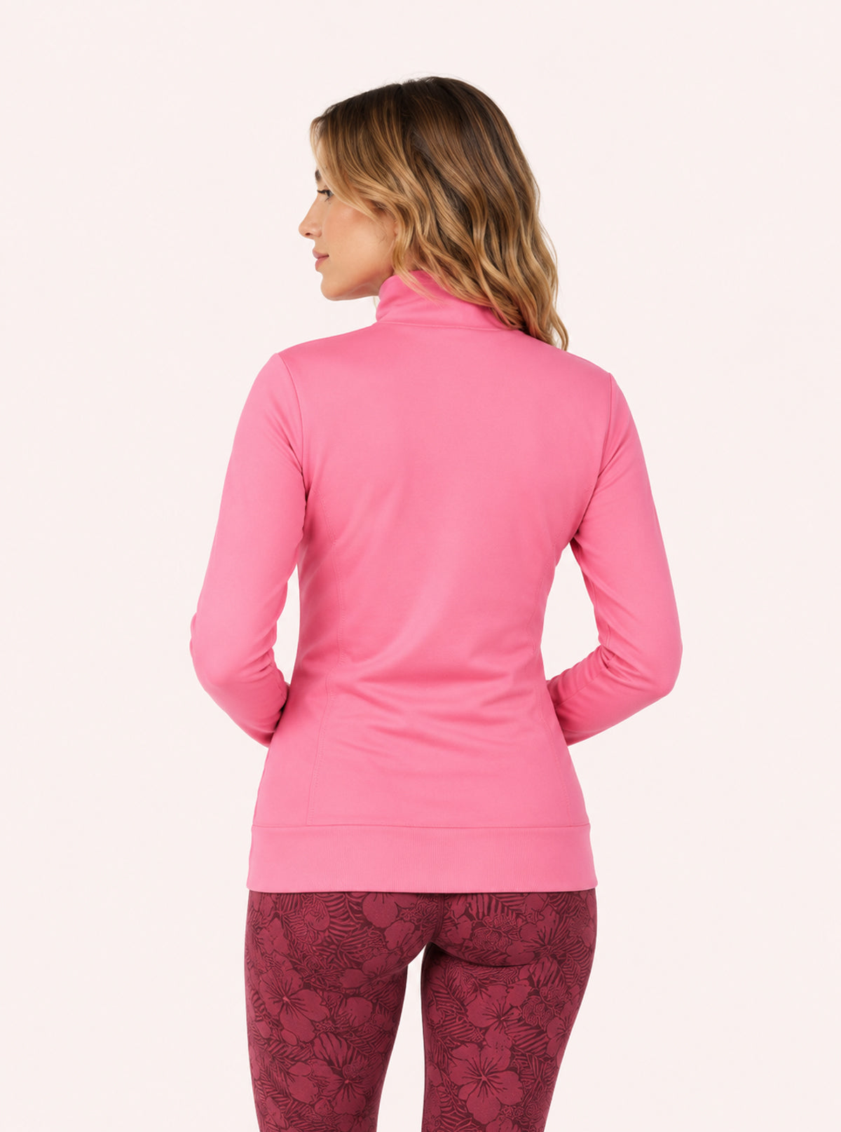 FELPA SPORTIVA DA DONNA ROSA
