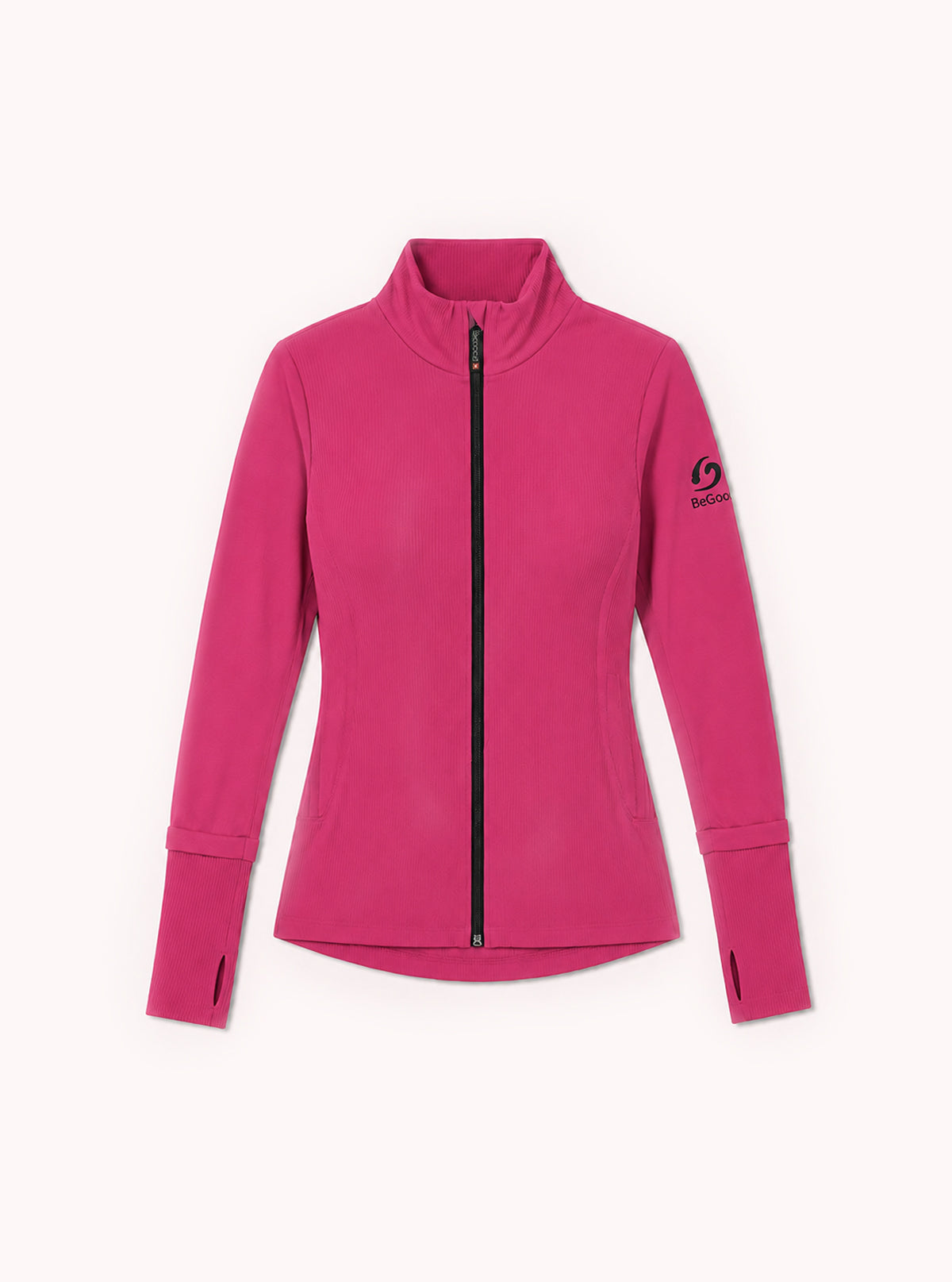 Bioceramic Fleece in Cyclamen Ribbed