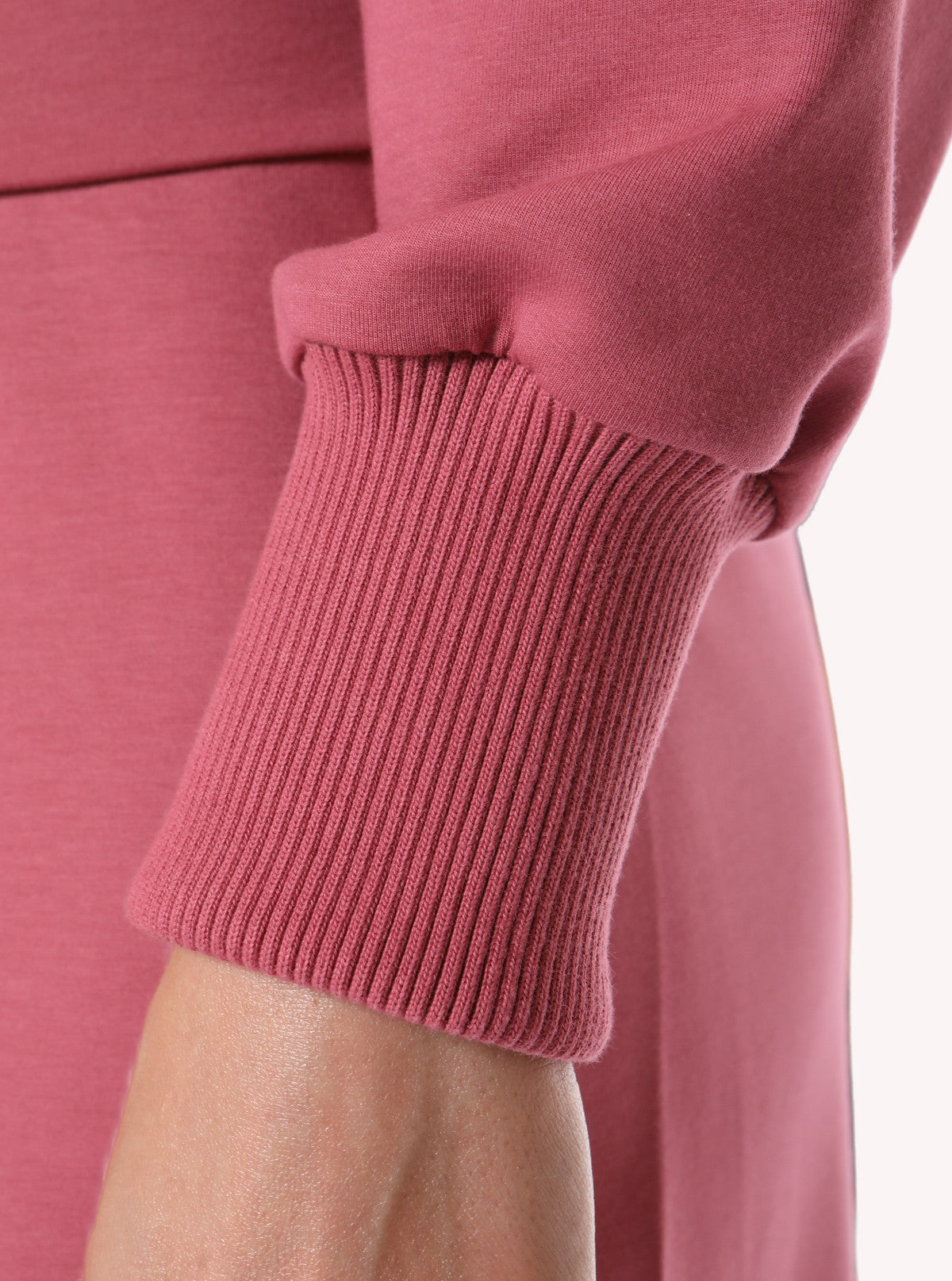 Felpa con Zip Urban Flow Malva