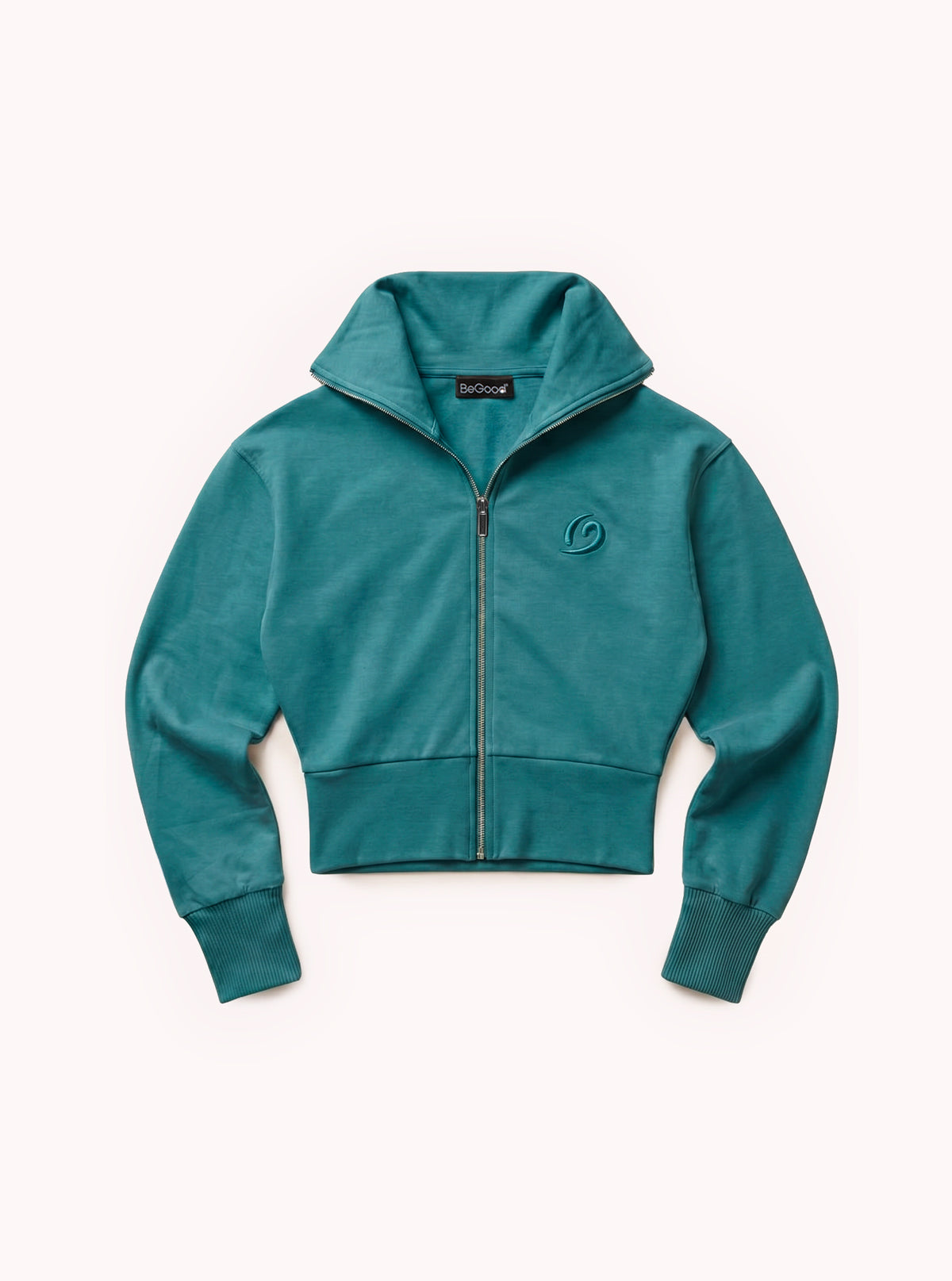 Urban Flow Teal Zip-up Hoodie