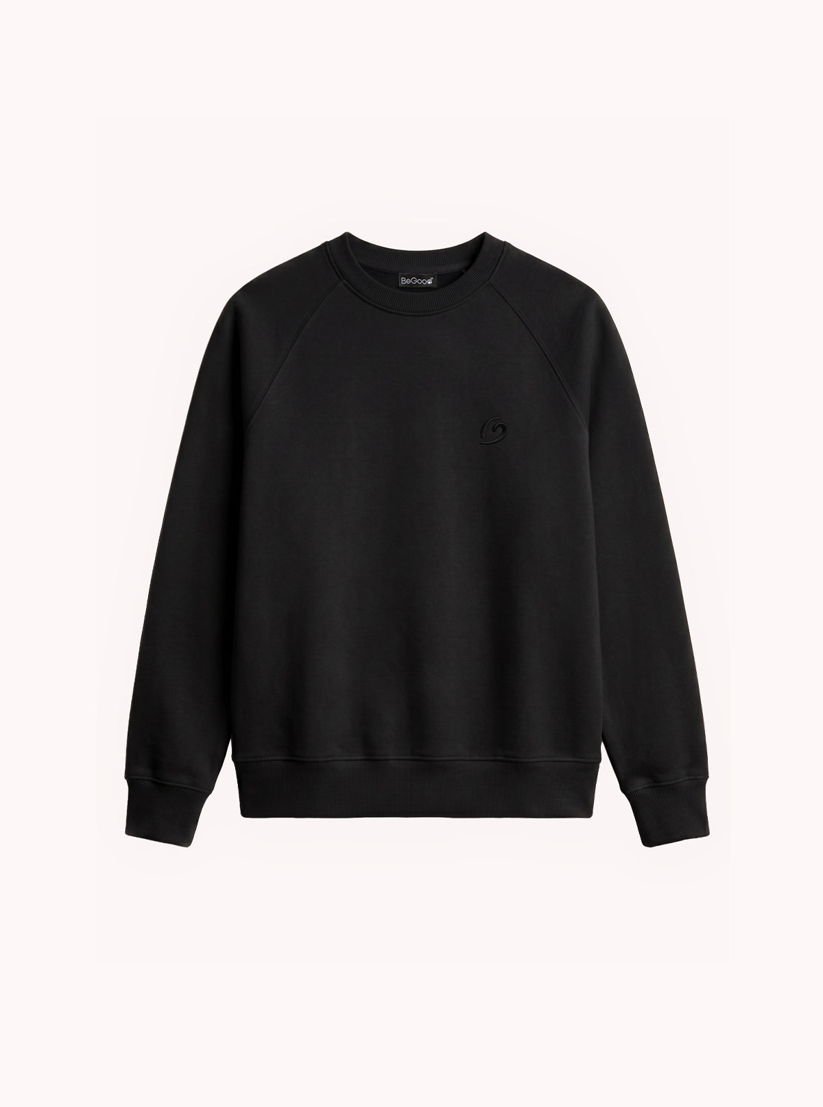 Felpa Girocollo Urban Flow Nero