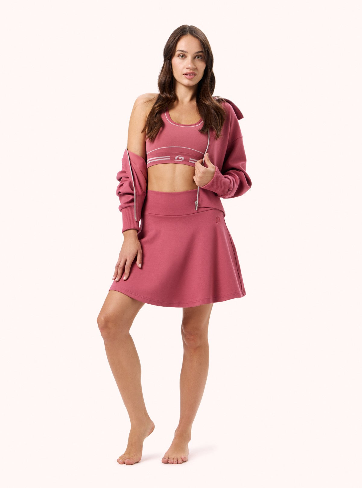 Jupe avec Short Urban Flow Mauve