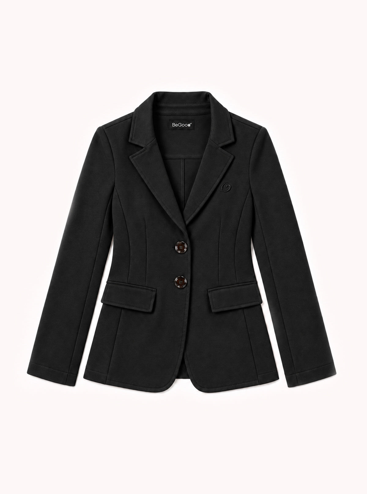 Damenjacke aus Sweatstoff Schwarz
