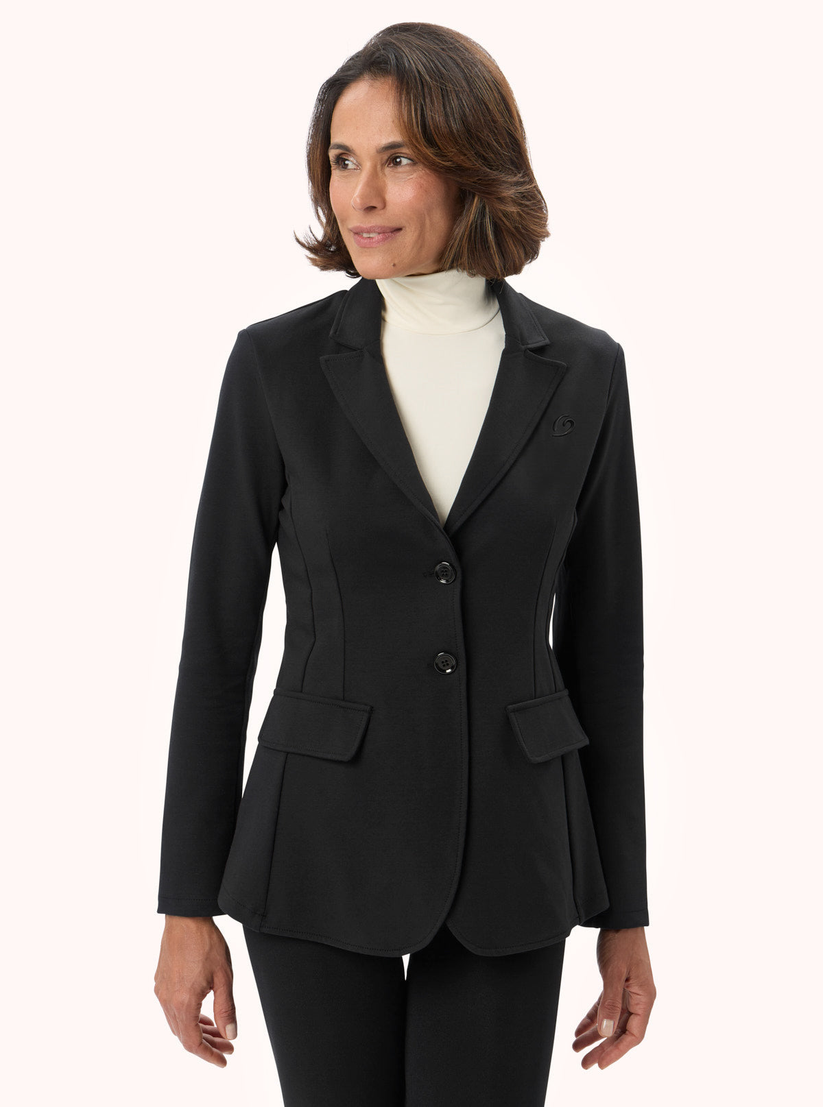 Damenjacke aus Sweatstoff Schwarz
