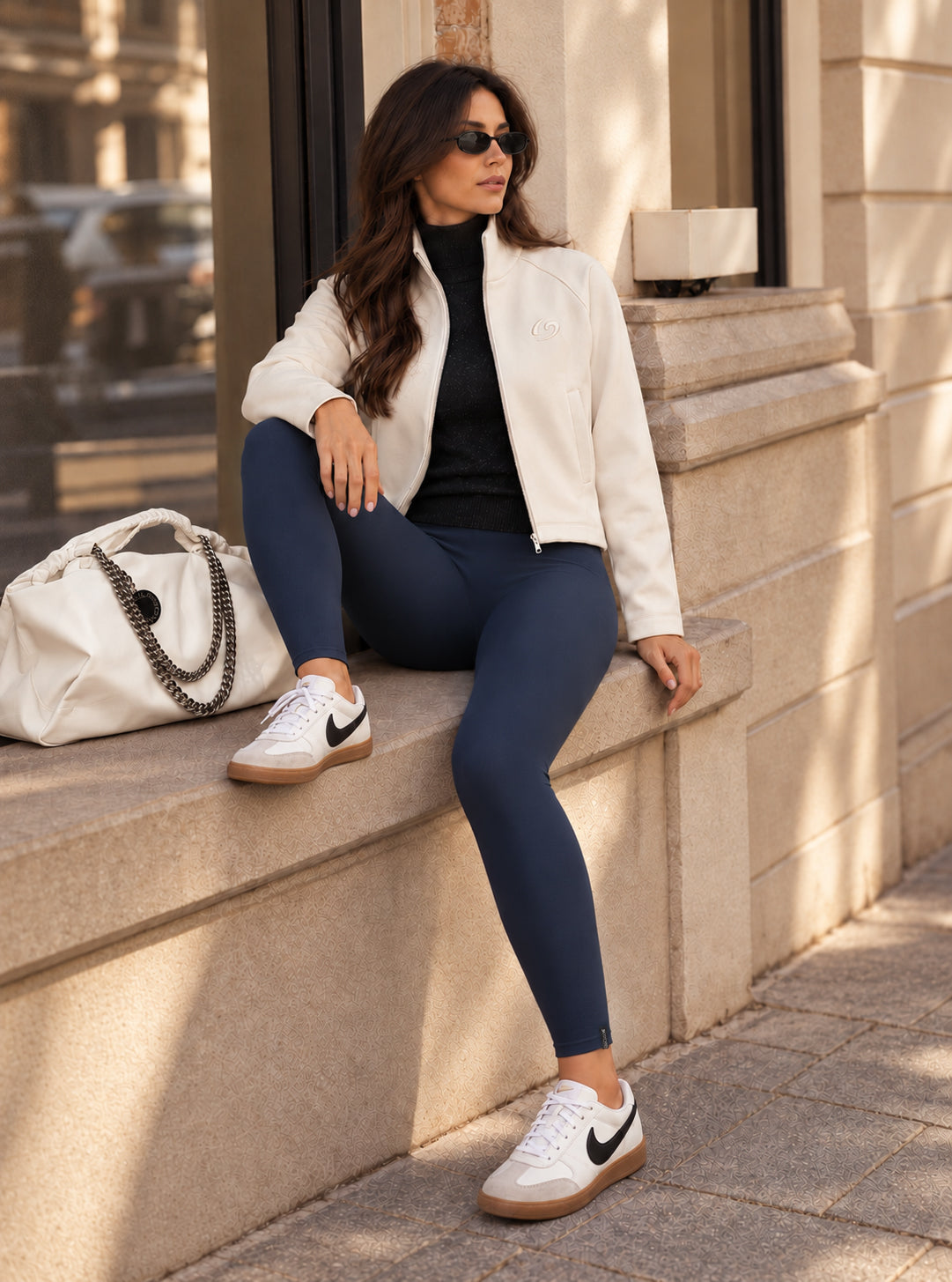 Legging Modelant Superslim Bleu