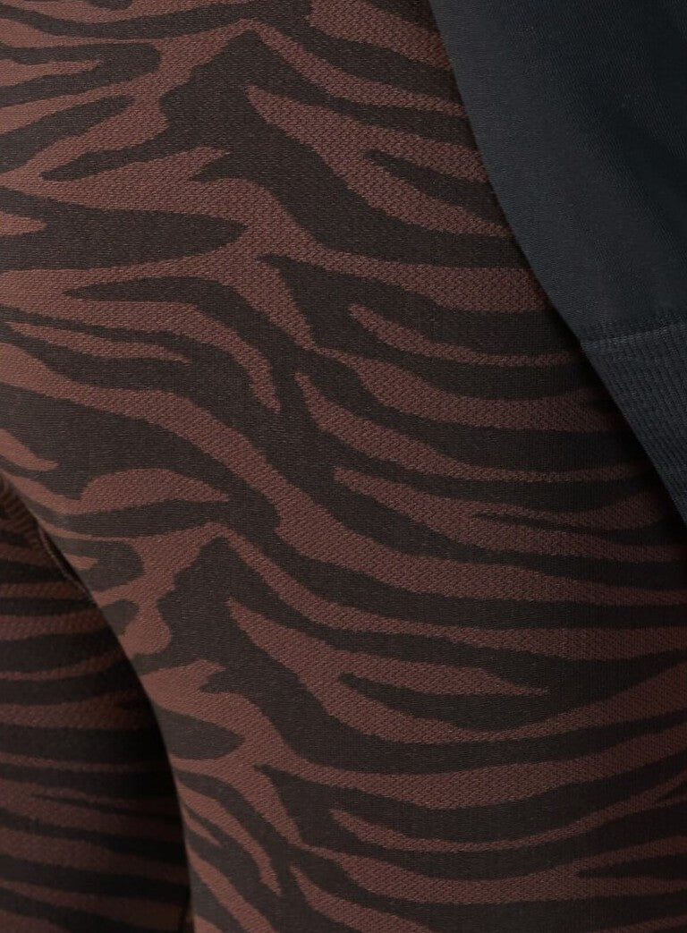 Zebraoptik Superslim-Leggings