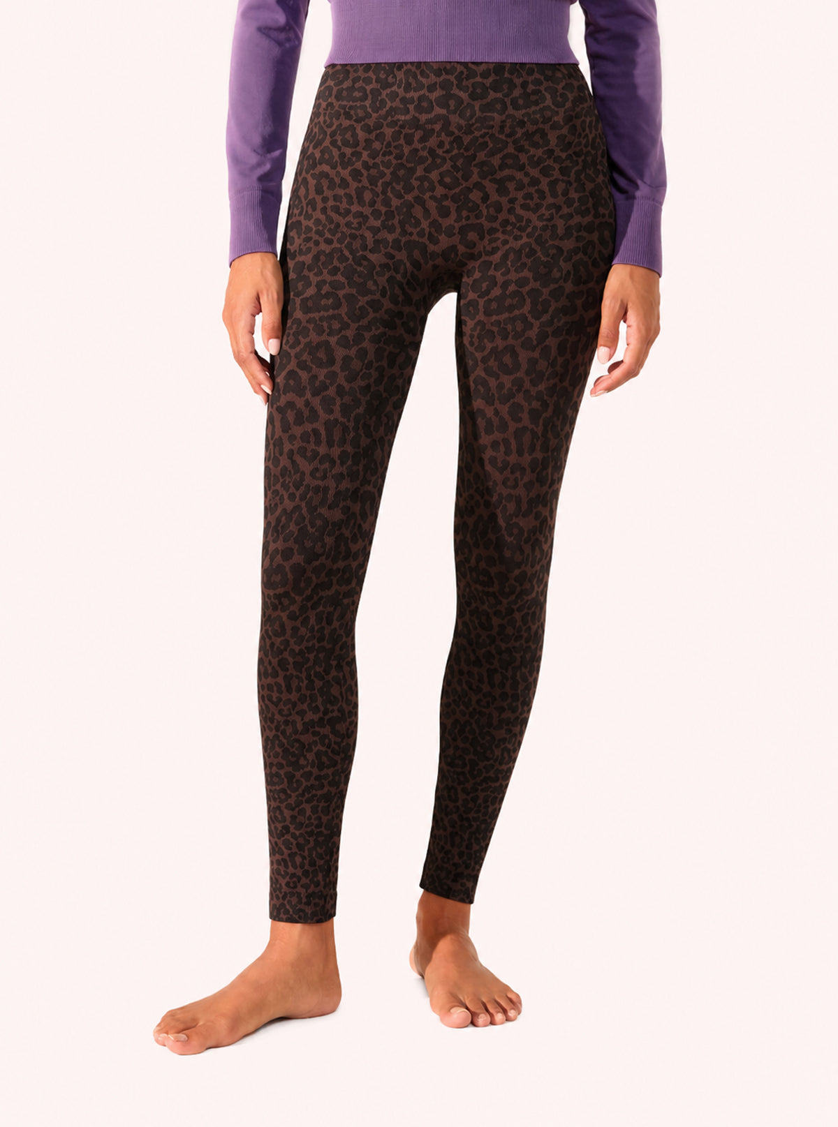 Superslim-Leggings mit Leopardenmuster
