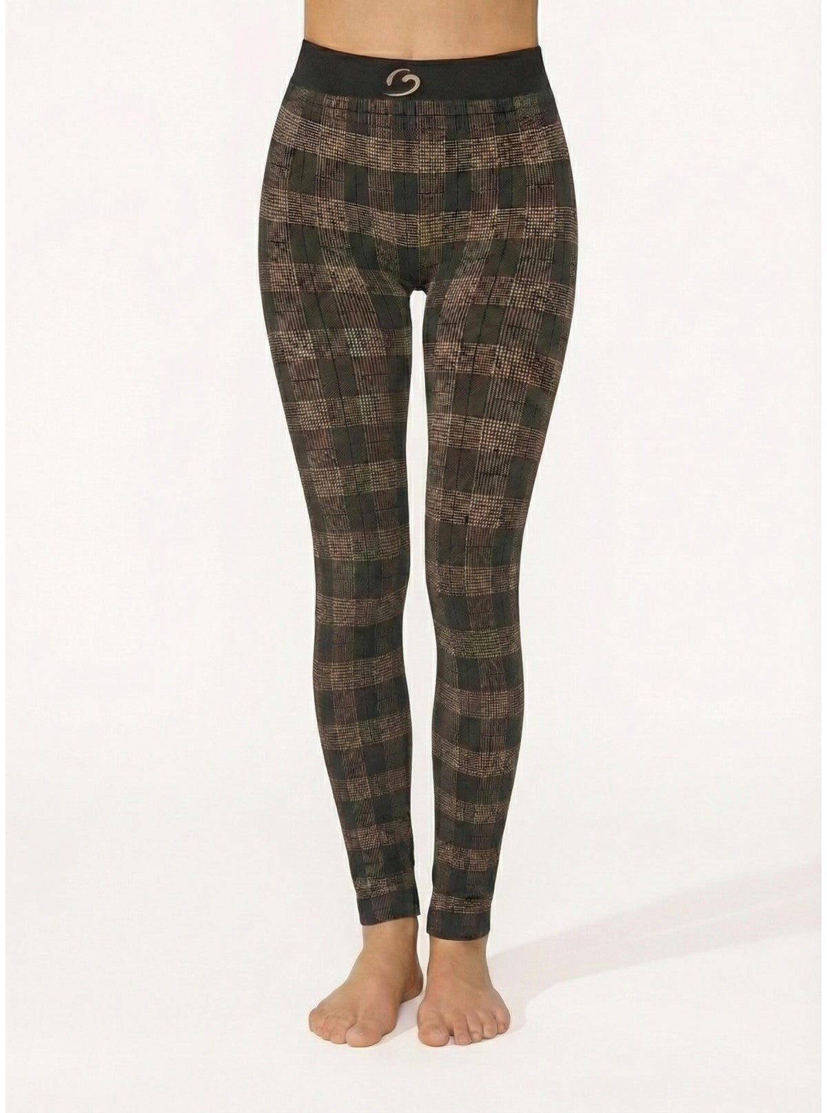 LEGGING SUPERSLIM PRINCIPE DI GALLES NERO/BEIGE