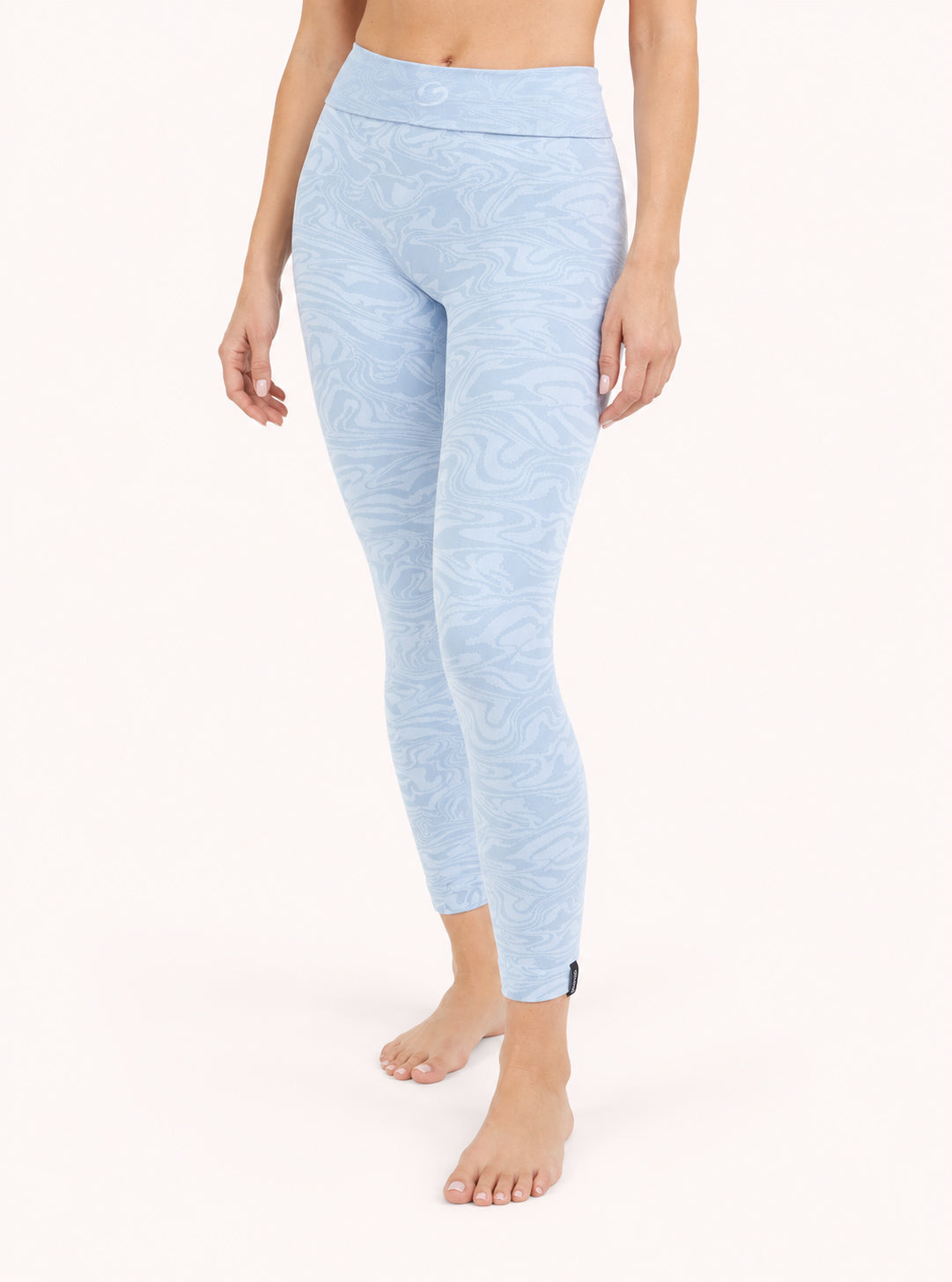 Legging Superslim Astratto Azul Claro-Crema