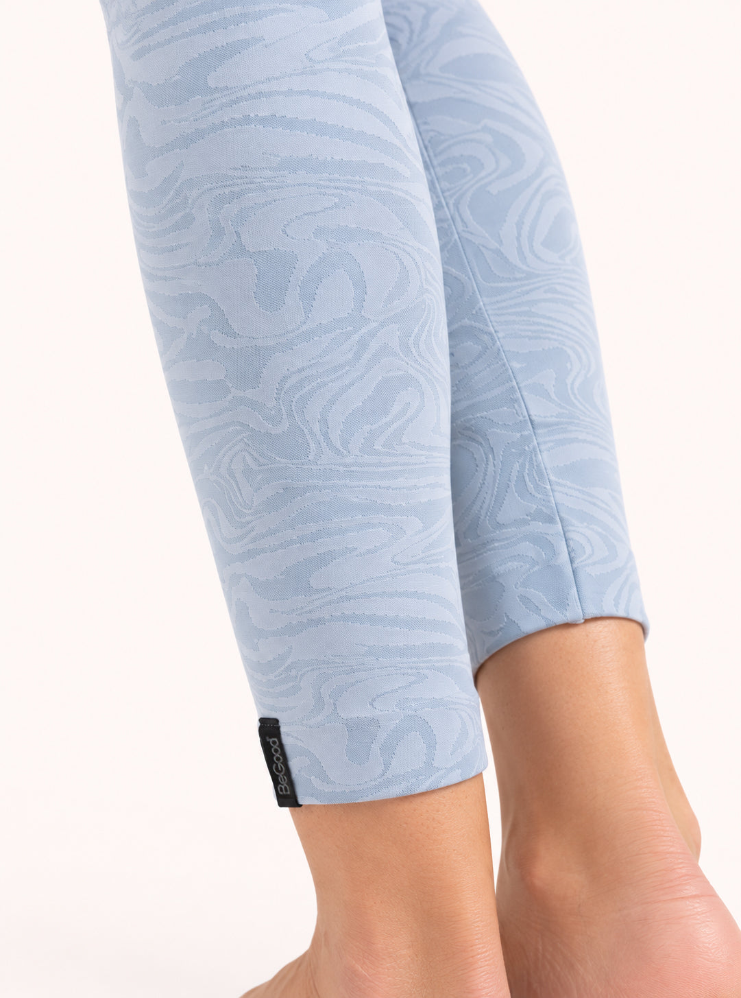 Abstract Superslim Leggings Light-blue-Cream
