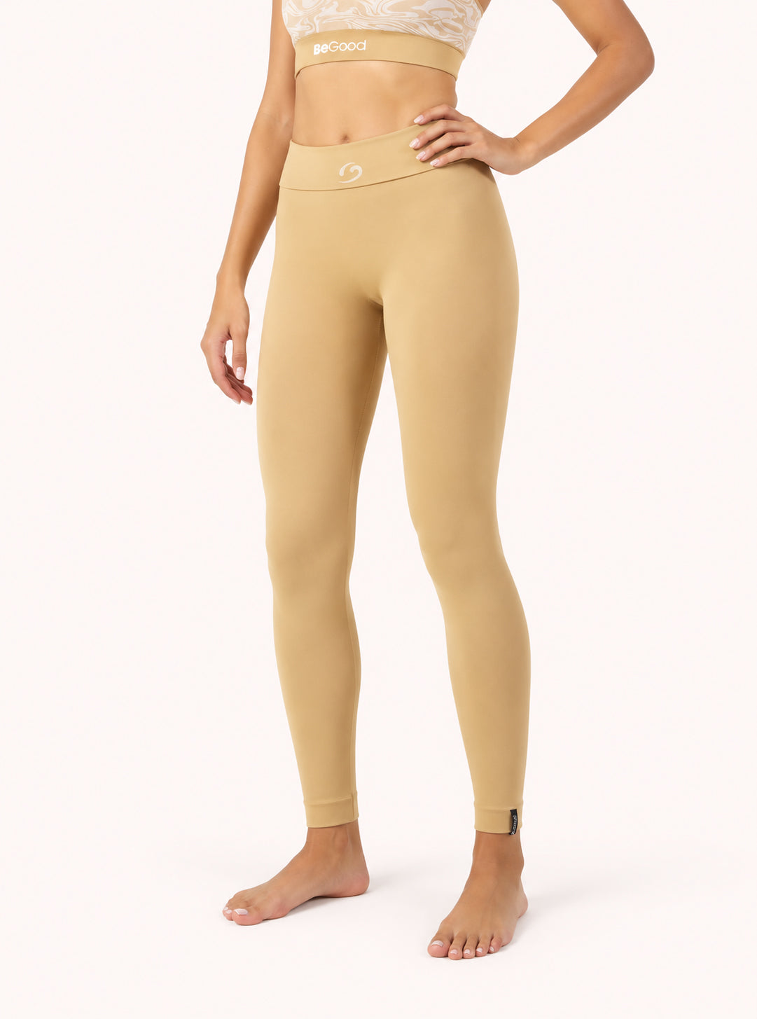 Superslim Basic Leggings Seil-Beige