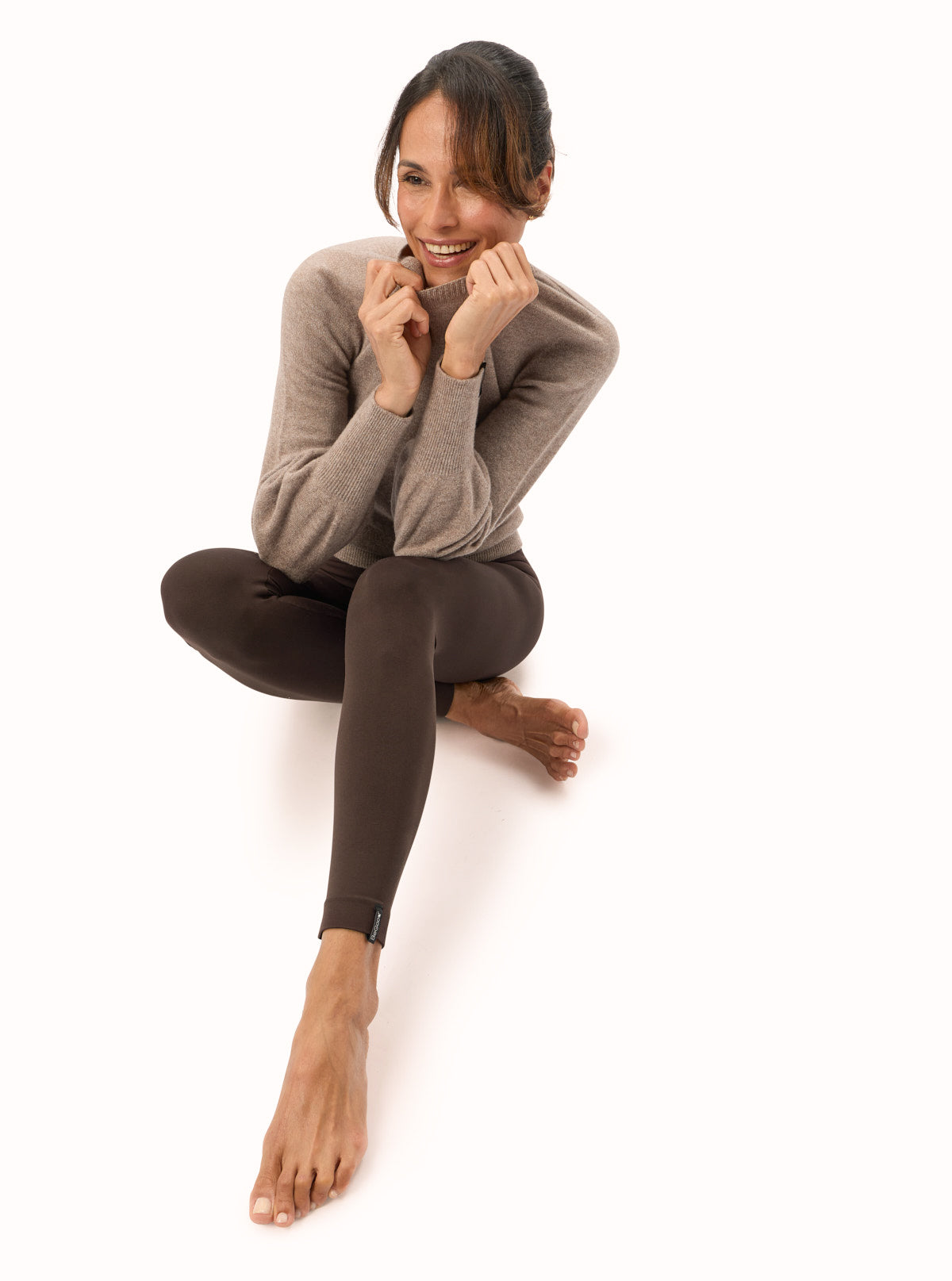 Legging Superslim sculptant chocolat