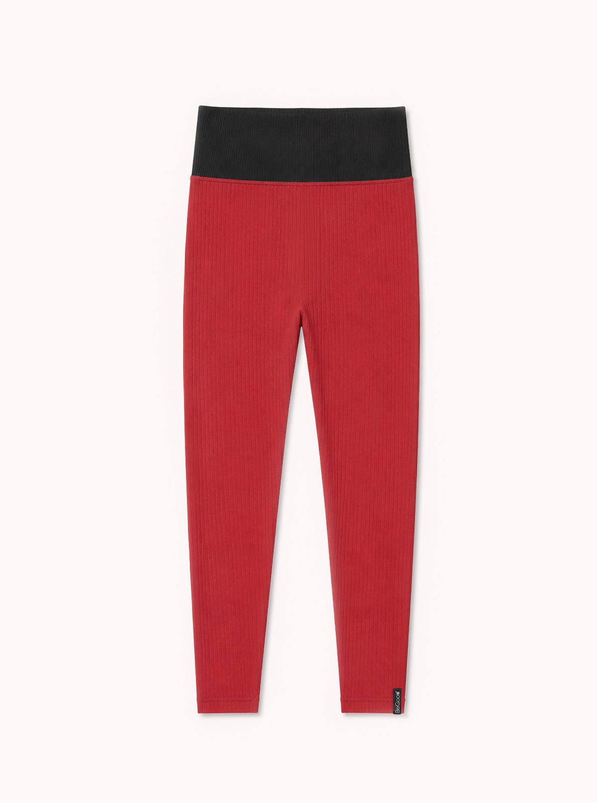 Legging Slim en Côte Rouge