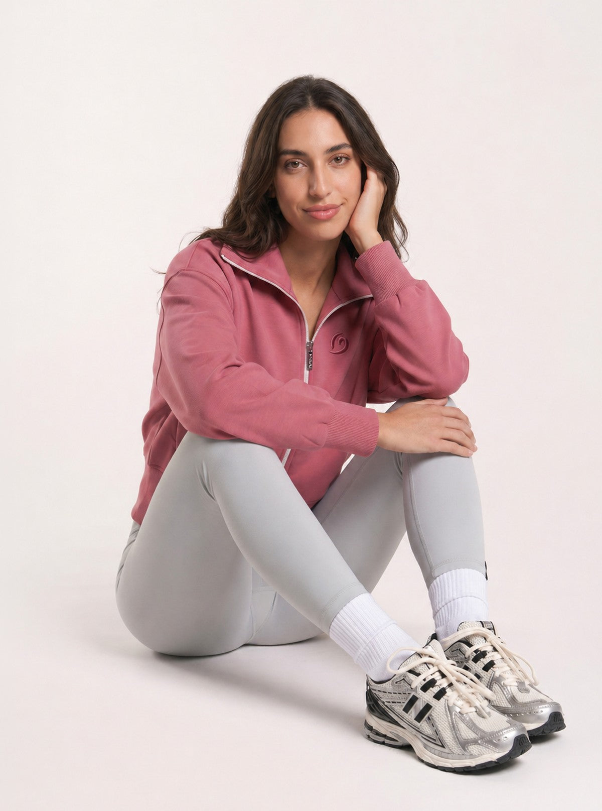 Basic-Leggings Urban City Silber