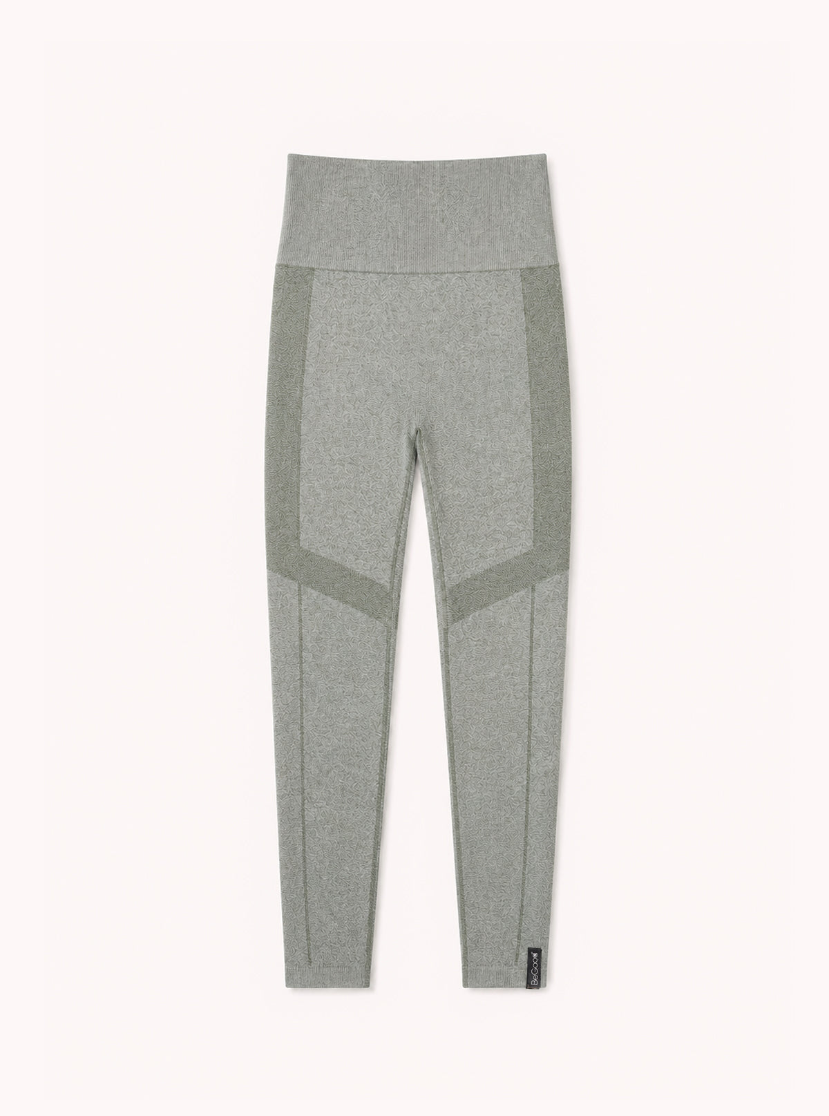 LEGGINGS SPORT SUPER COPRENTE MELANGE VERDE