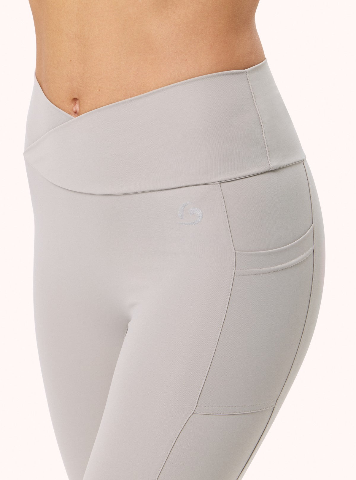 Leggings con tasche Soft Sport Argento