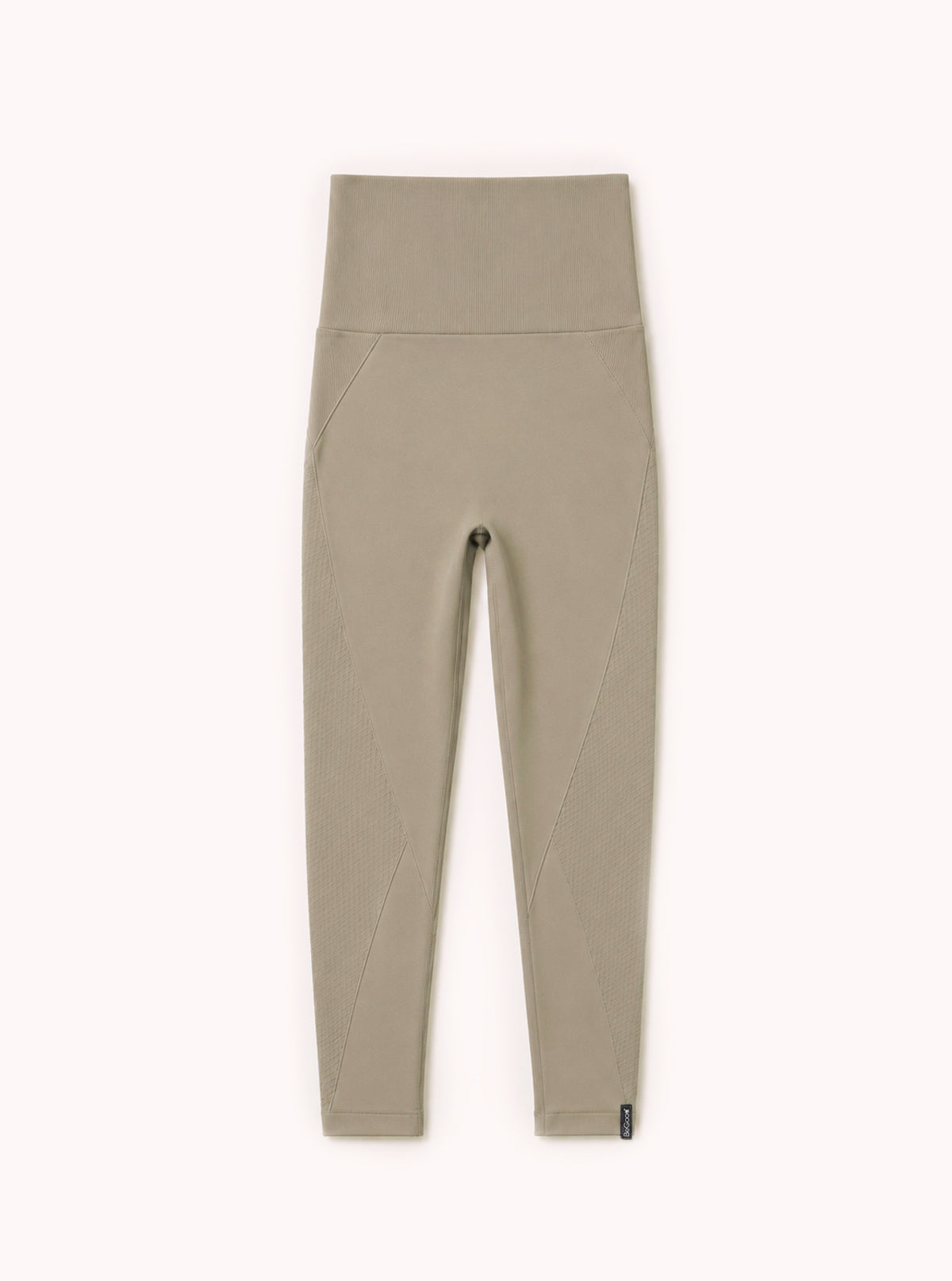 Superslim-Leggings mit Details Taupe