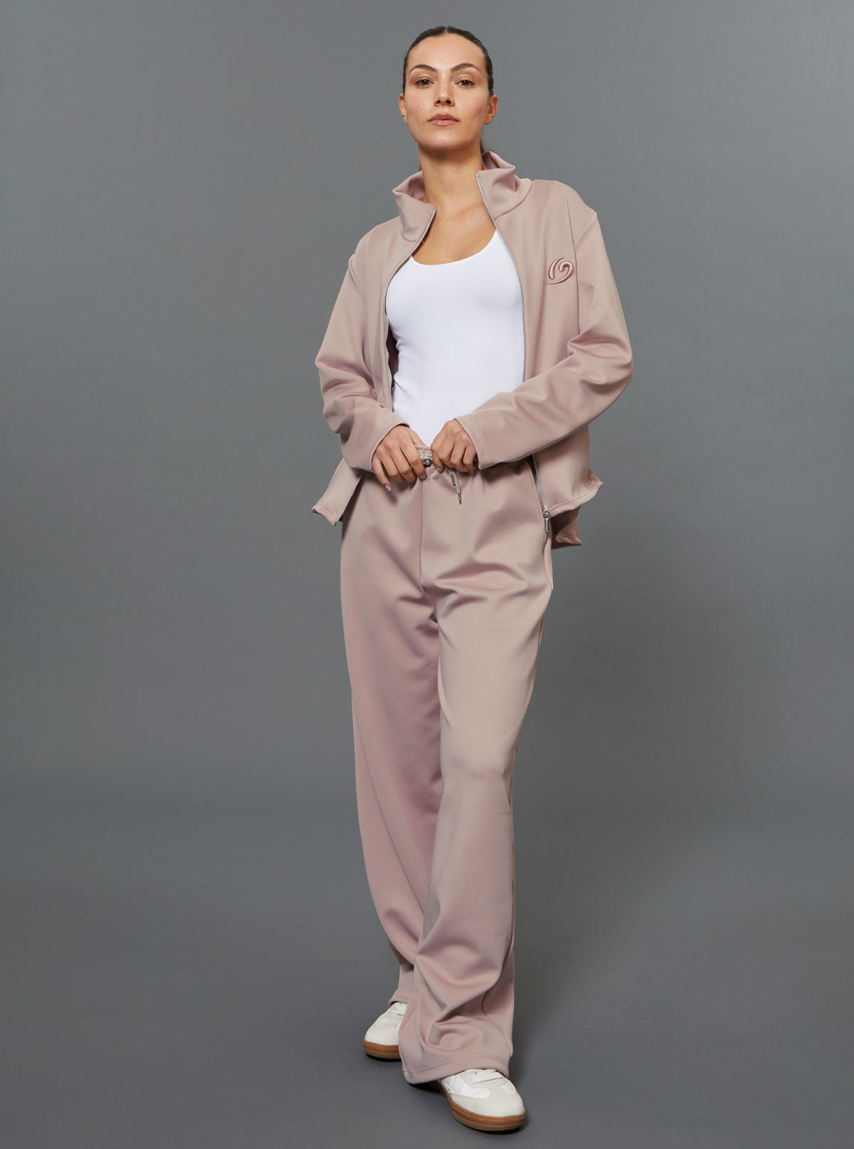 White 3/4 Sleeve Shaping Shirt