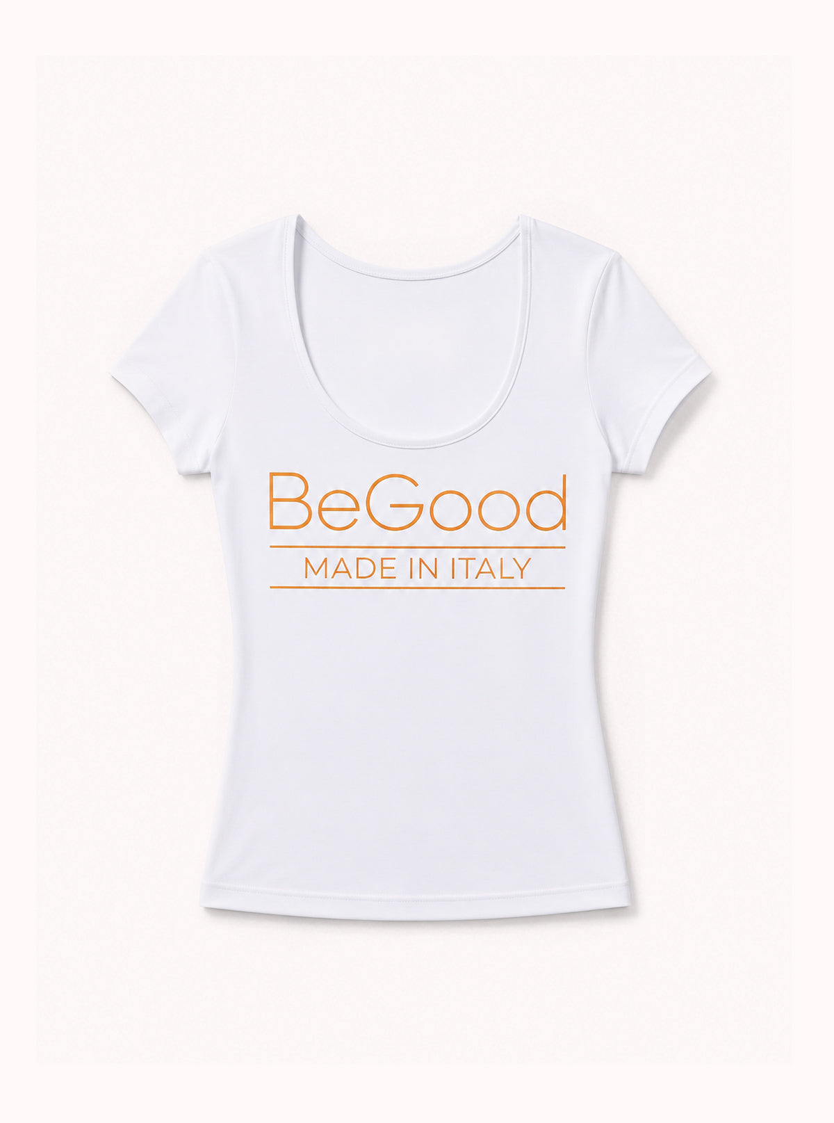 T-Shirt Bianca da donna Super Fresh BeGood Giallo