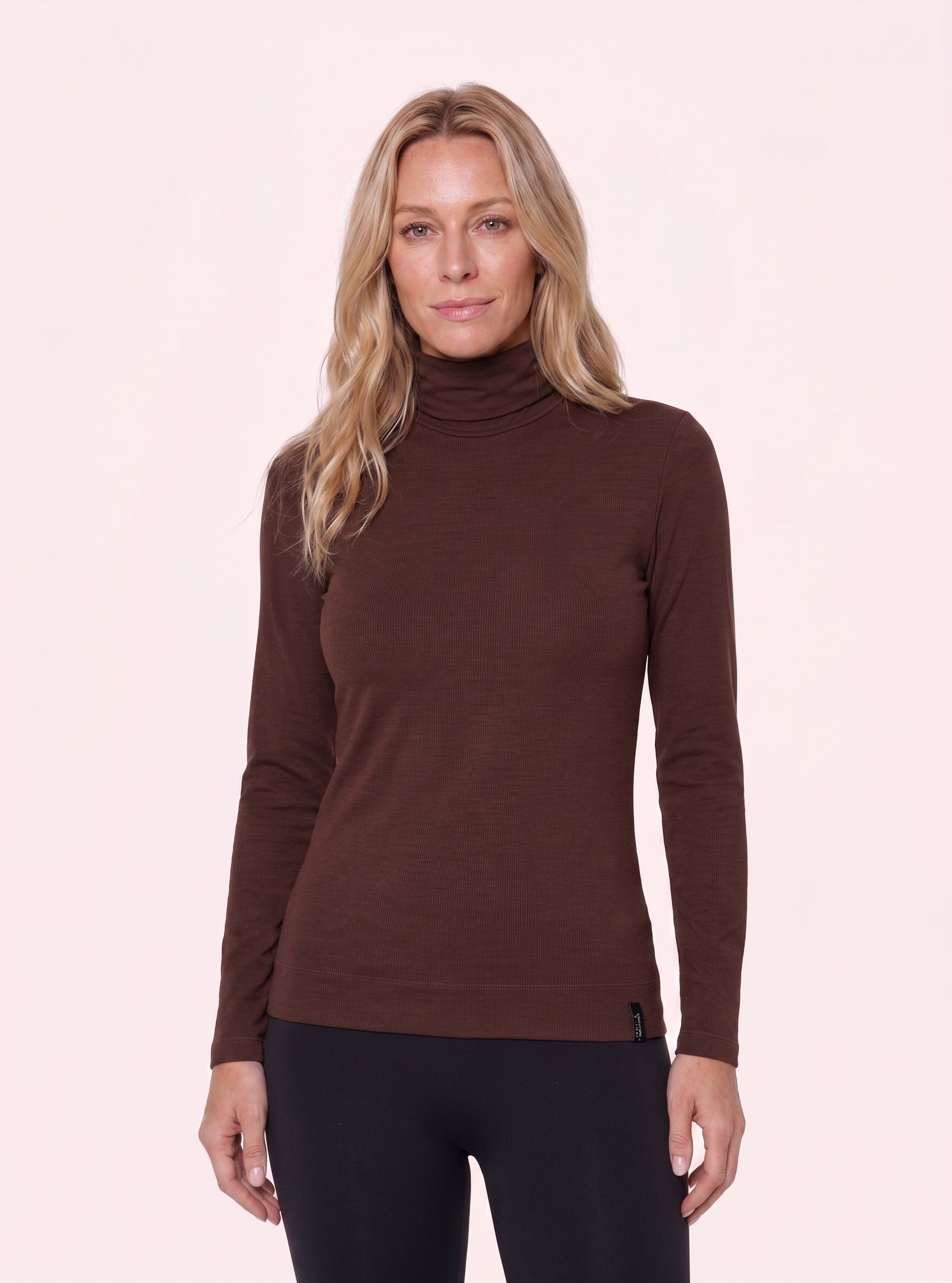 Maglia Lupetto Modellante Marrone