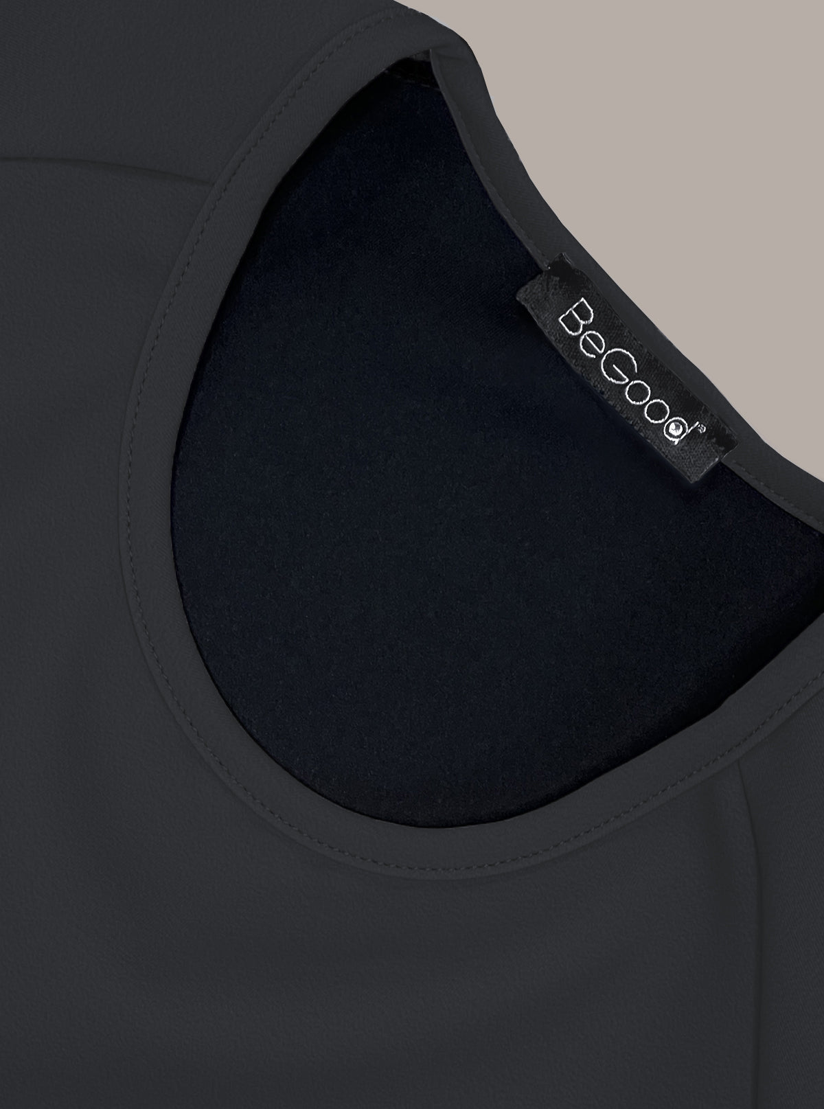 Haut Crop à Manches Longues Modelant - Glam Active Smoky Black